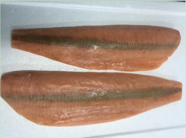 Frozen wild caught pink salmon portions